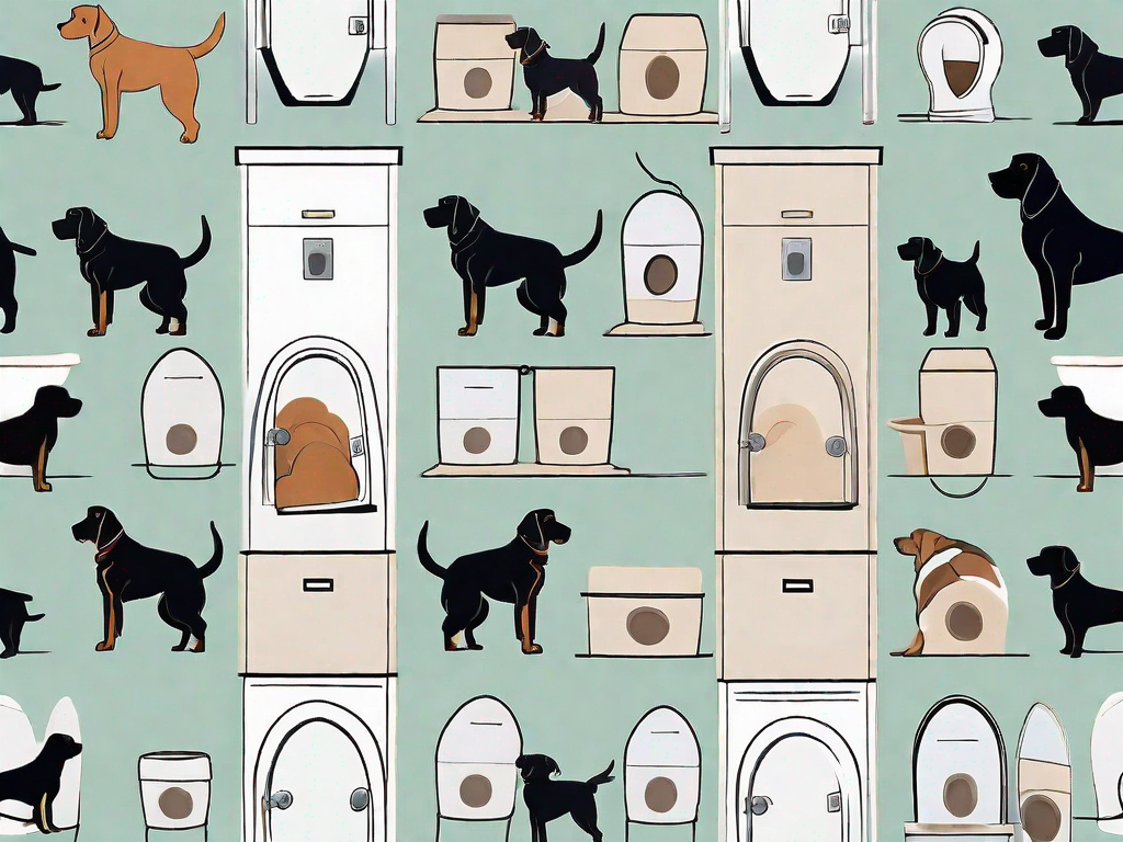 Various diy dog toilet options