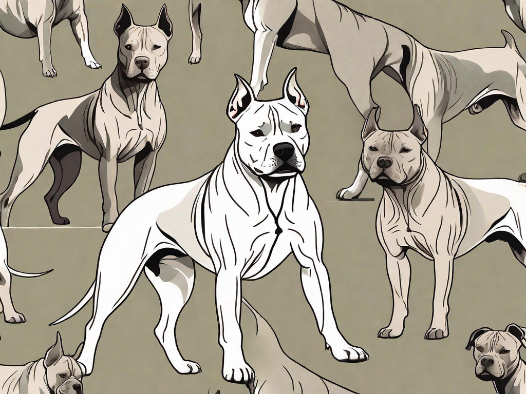 A strong yet gentle american staffordshire terrier